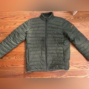 Quicksilver Men's Green Quilted Jacket